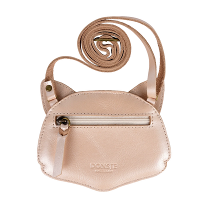 Donsje Blinc Purse Cat - Rose Metallic Leather
