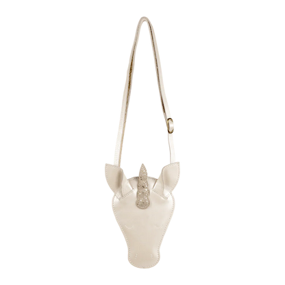 Donsje Blinc Purse Unicorn - Off White Metallic Leather
