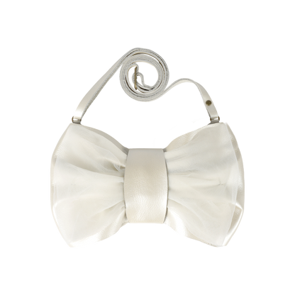 Donsje Angeline Purse - Off White Metallic Leather