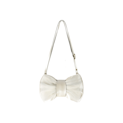 Donsje Angeline Purse - Off White Metallic Leather