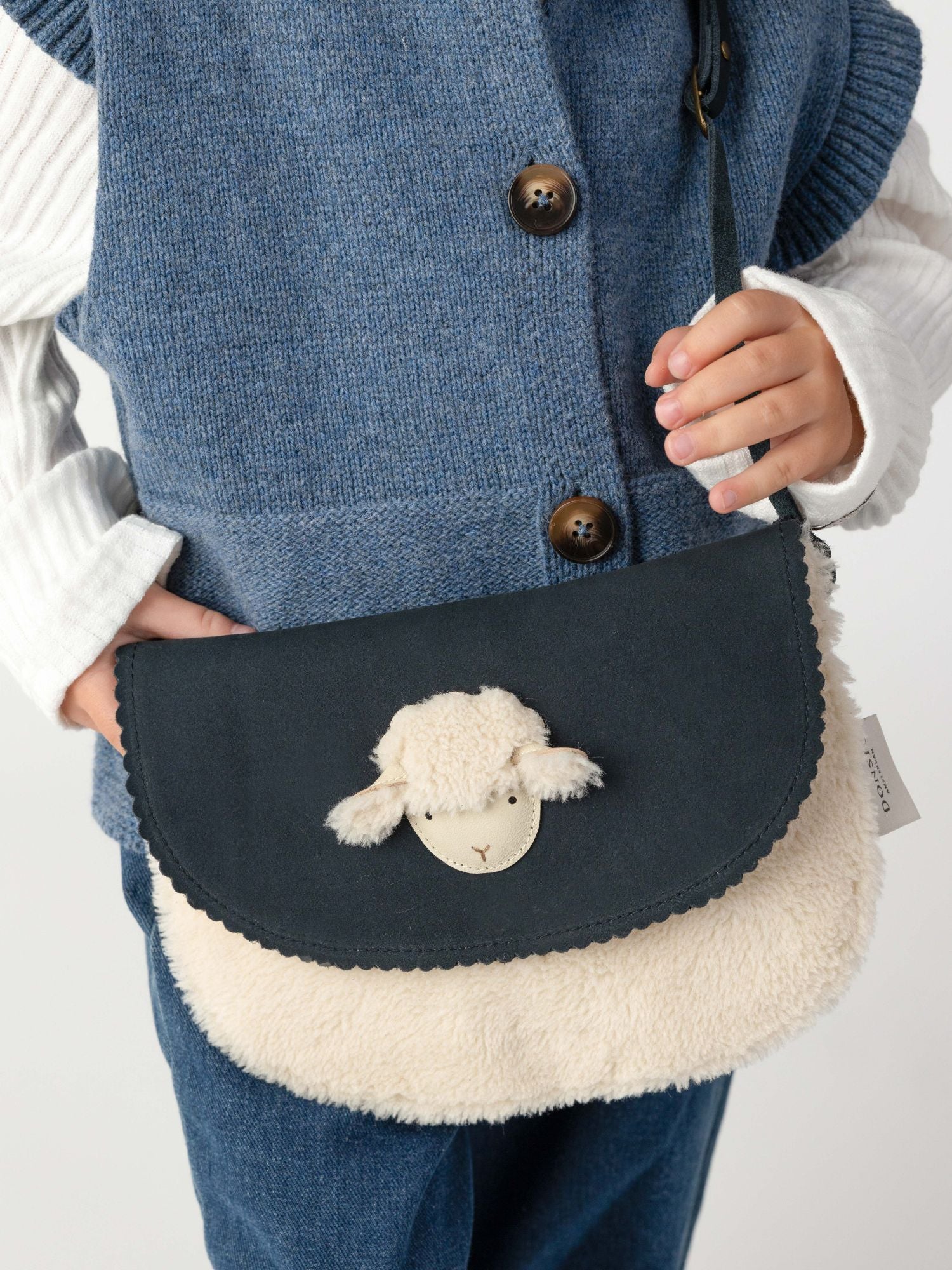 Donsje Ismay Purse | Lammy - Navy Nubuck