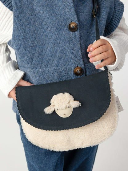 Donsje Ismay Purse | Lammy - Navy Nubuck