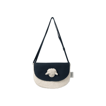 Donsje Ismay Purse | Lammy - Navy Nubuck