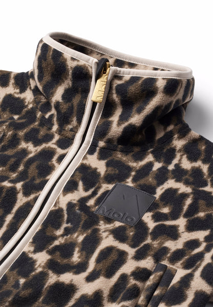 Molo Uliana Fleece Jacket - Brushed Leo