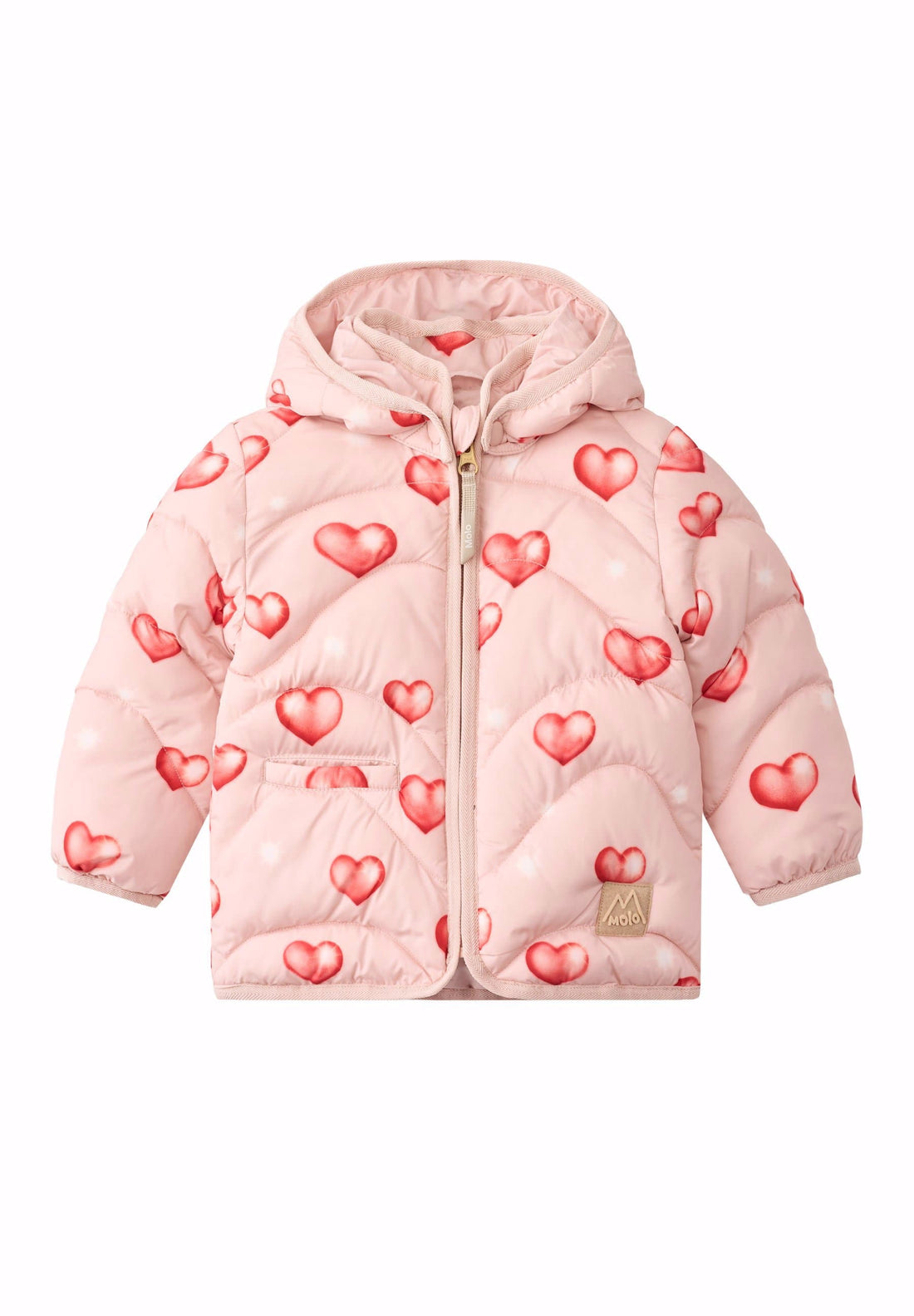 Molo Harmony Jacket - Airbrush Hearts