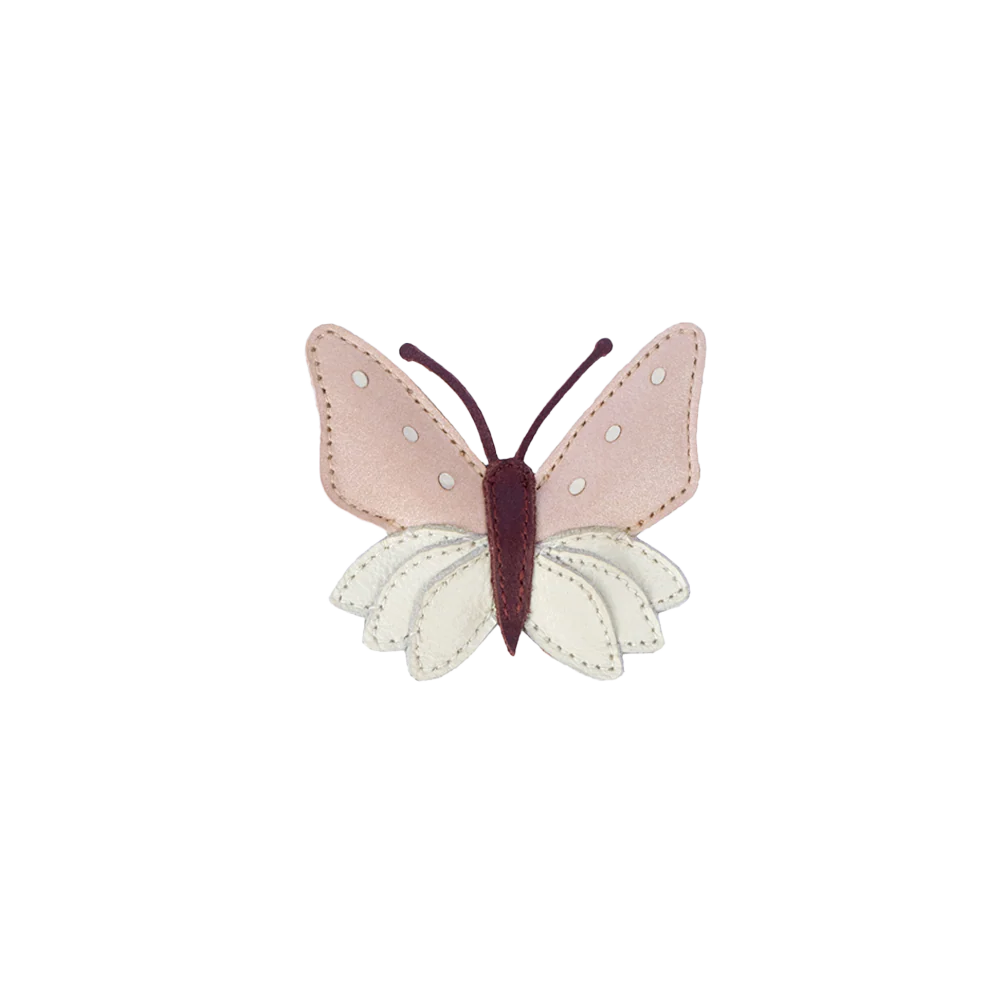 Donsje Zaza Sky Hairclip Butterfly - Powder Metallic Nubuck