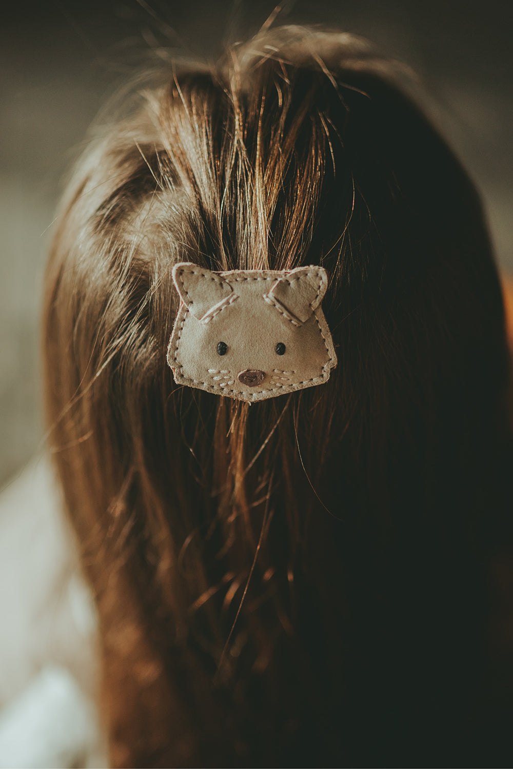 Donsje Josy Classic Hairclip | Cat - Lilac Nubuck