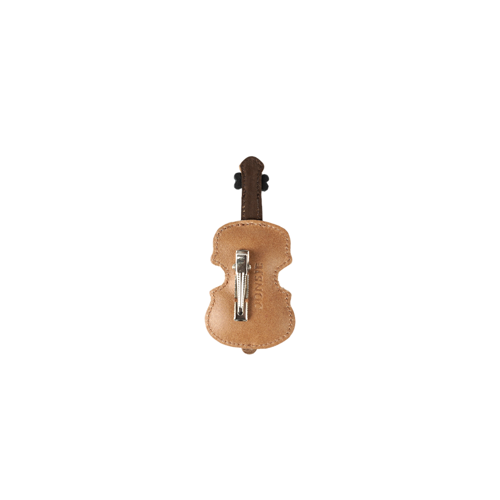 Donsje Guar Clip | Violin - Nutmeg Leather