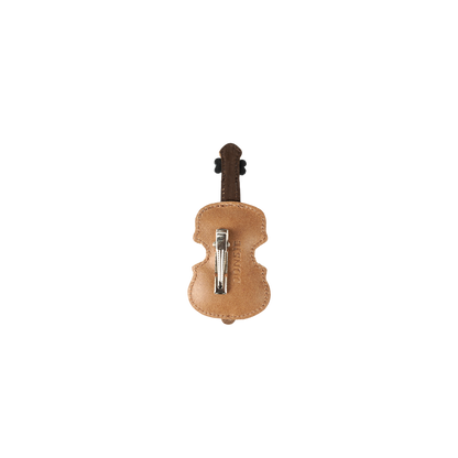 Donsje Guar Clip | Violin - Nutmeg Leather