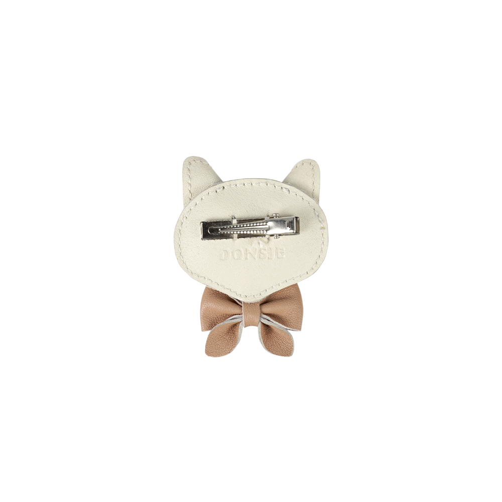 Donsje Pua Clip | Kitten - Off White Leather