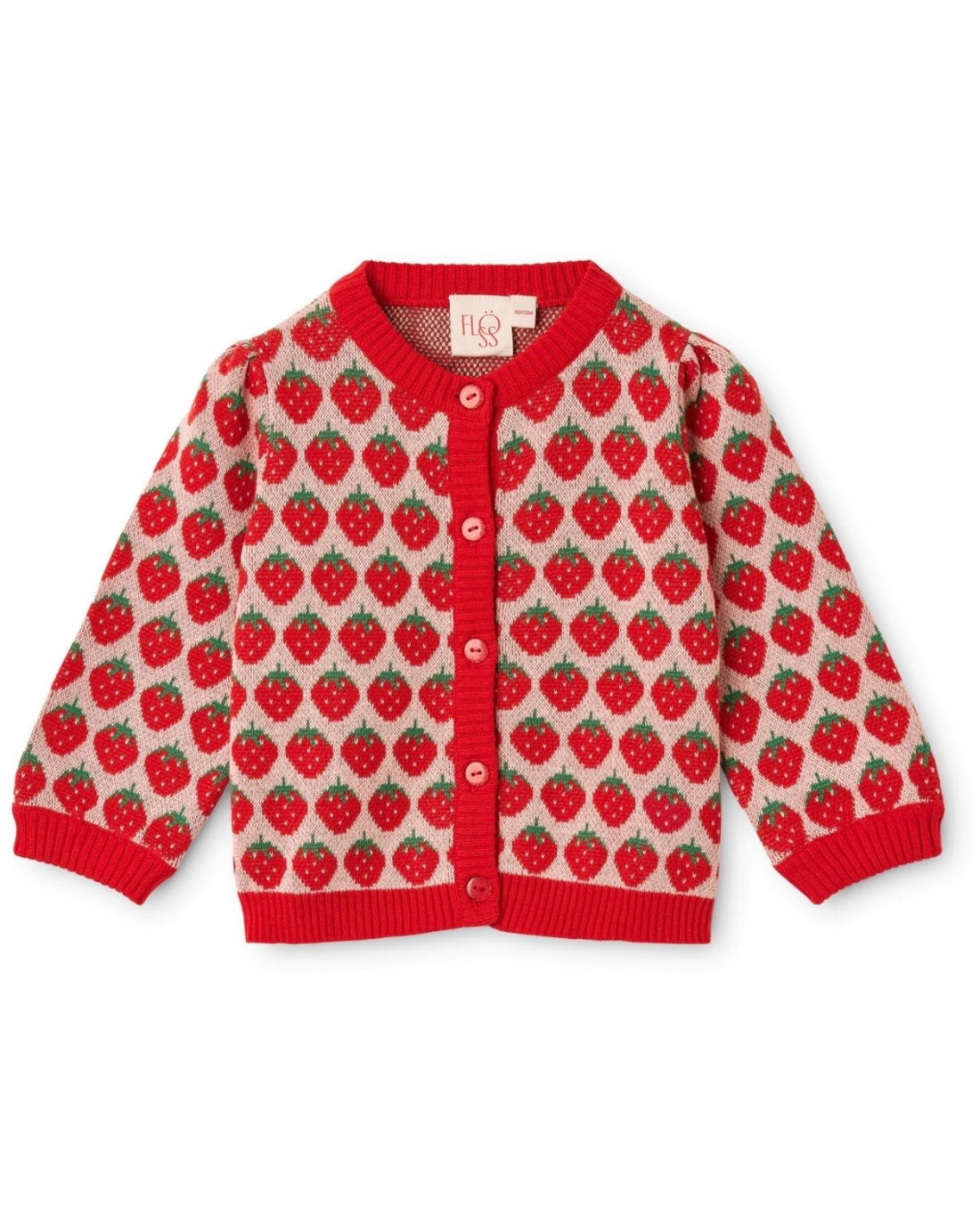 Flöss Line Cardigan - Blossom Pink Berry
