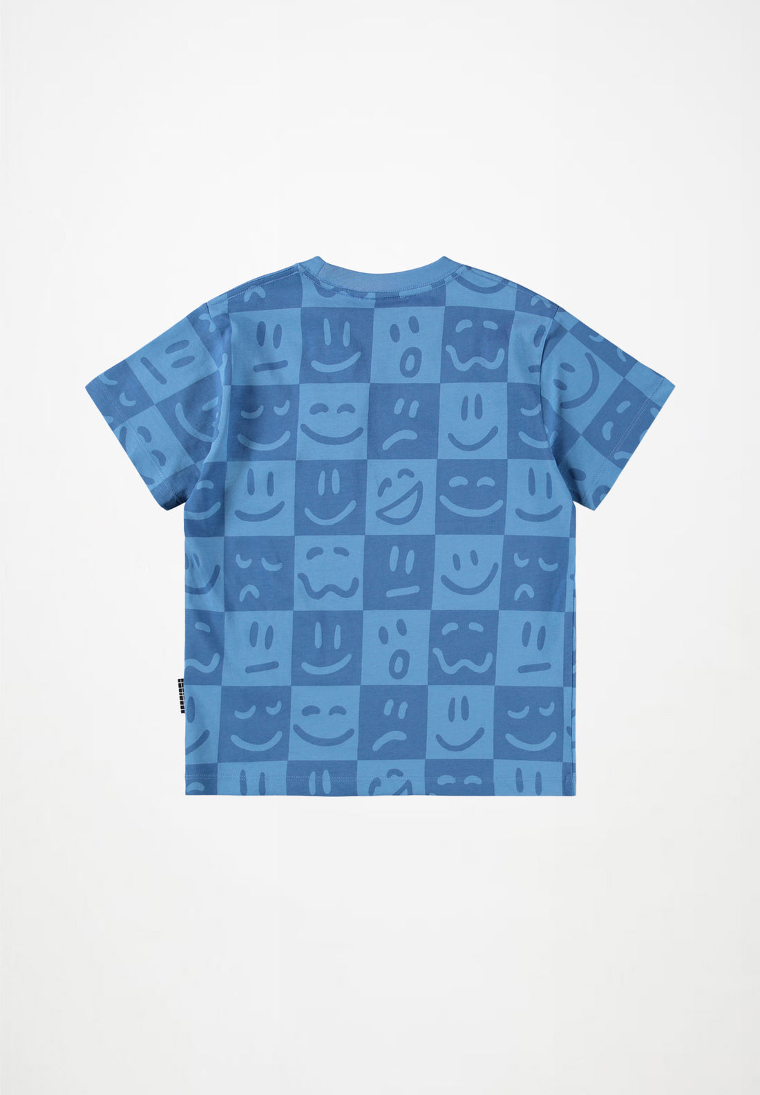 Molo Riley Short Sleeve Tee - Vibe Checks Blue