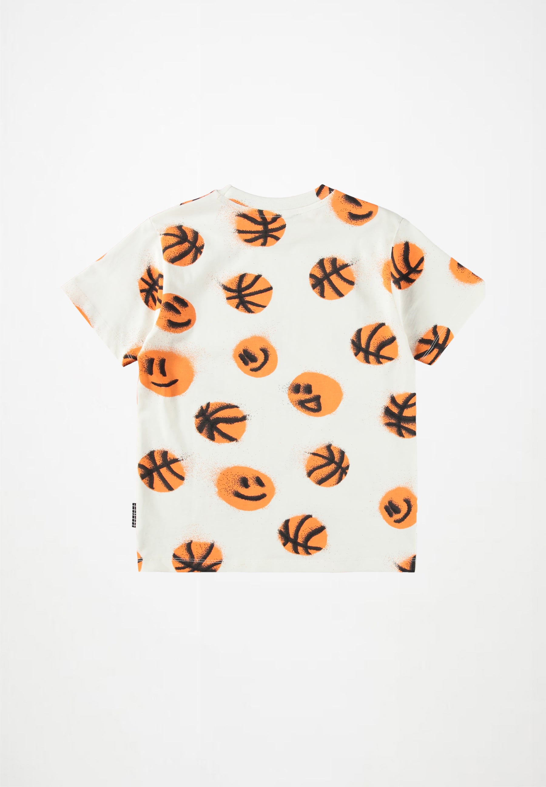 Molo Riley Shorts Sleeve Tee - Basketballs