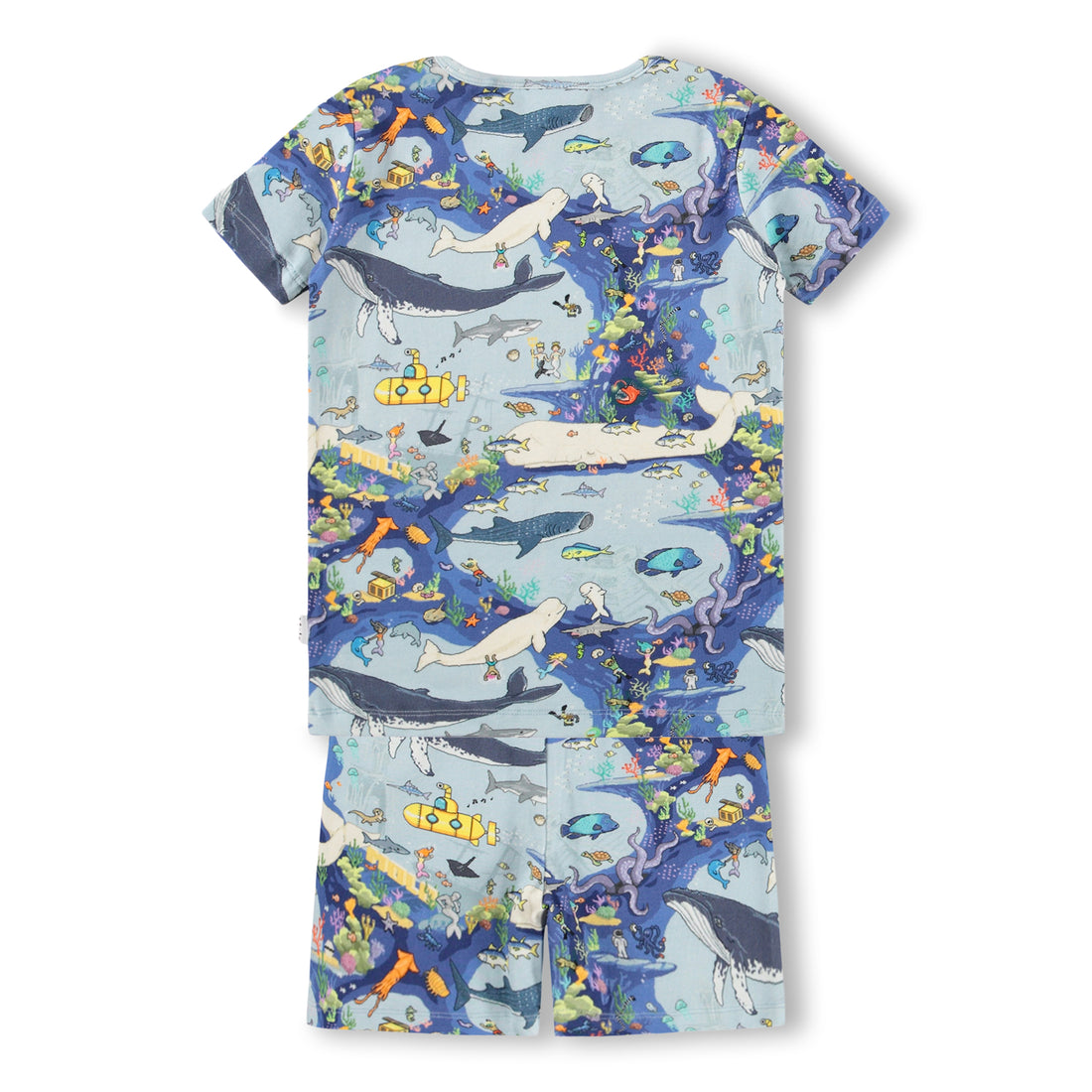 Molo Lou us Pajama Set - Pixel Sea