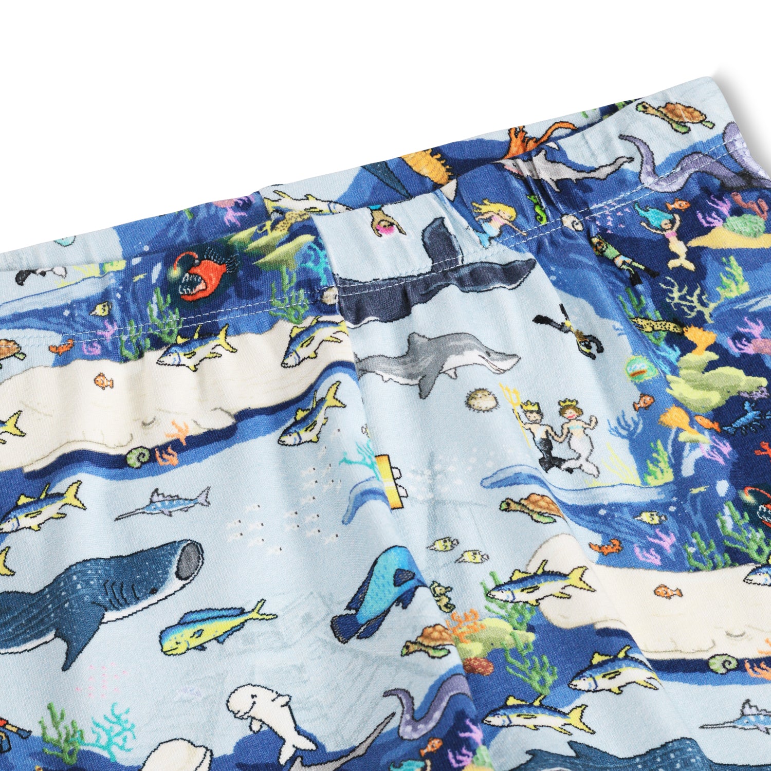 Molo Lou us Pajama Set - Pixel Sea