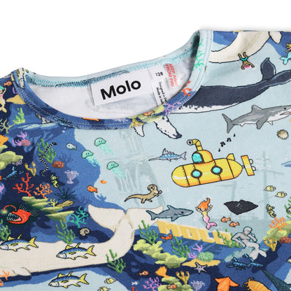 Molo Lou us Pajama Set - Pixel Sea