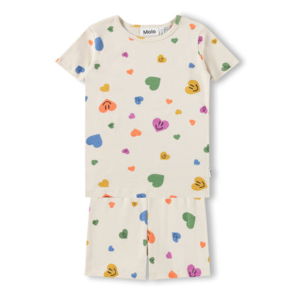 Molo Lou us Pajama Set - Confetti Smiles