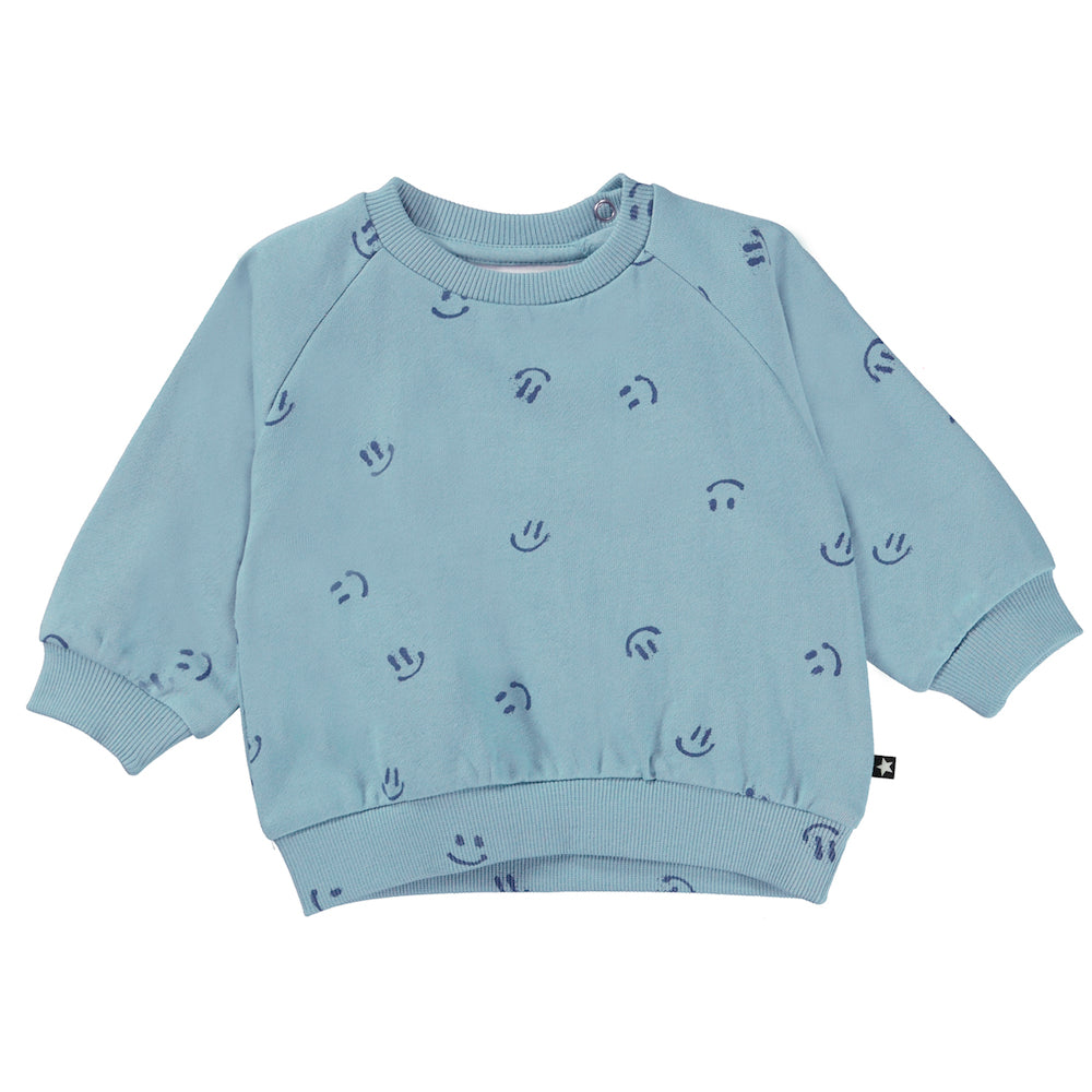 Molo Disc Baby Sweatshirt - Simply Happy