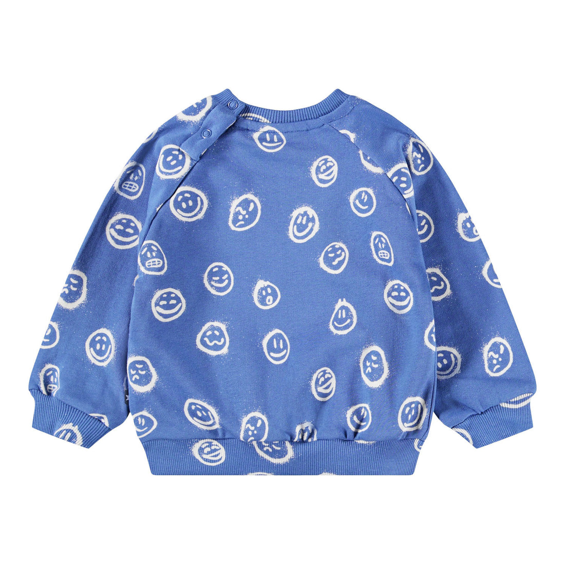 Molo Disc Baby Sweatshirt - Blue Moods