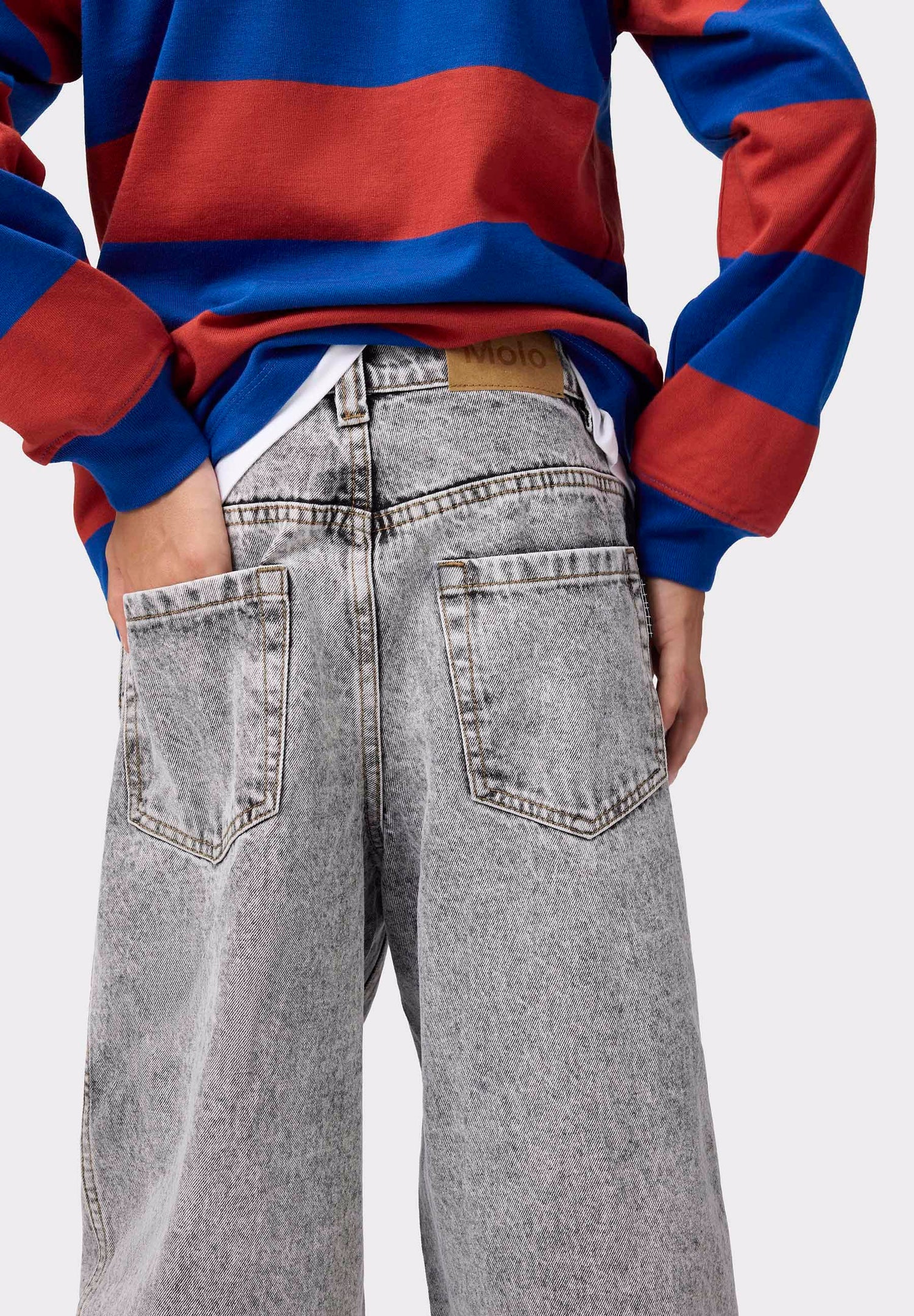 Molo Aiden Pants - Stone Denim