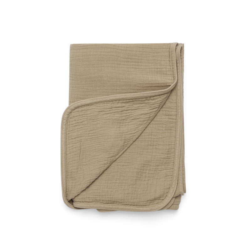 Donsje Ploekie Muslin Blanket XL | Bear - Taupe