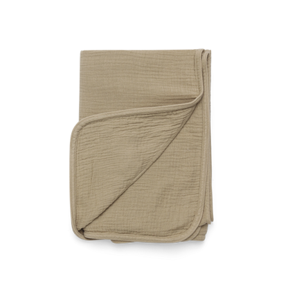 Donsje Ploekie Muslin Blanket XL | Bear - Taupe
