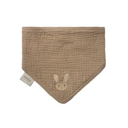Donsje Bintje Bib | Fluffy Bunny - Rose Mocha