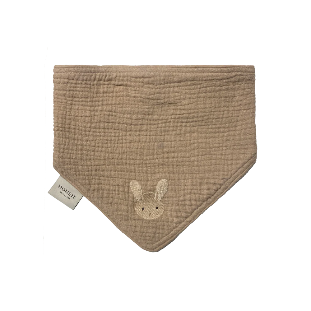 Donsje Bintje Bib Fluffy Bunny - Rose Mocha