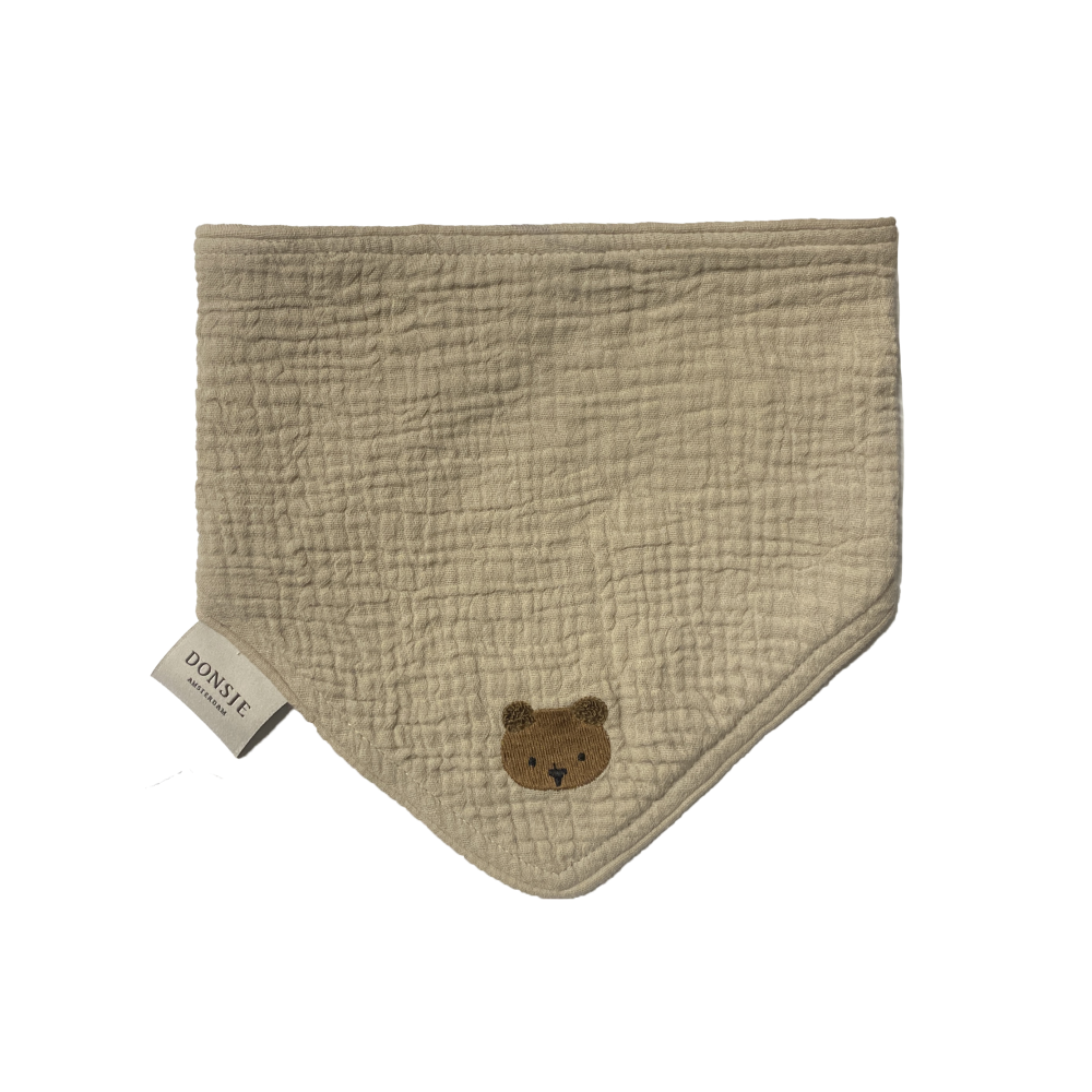 Donsje Bintje Bib | Bear - Taupe