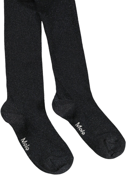 Molo Glitter Tights - Black