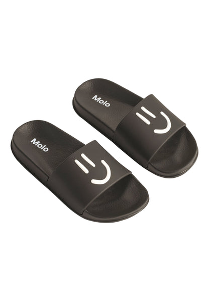 Molo Zhappy Slide Sandals - Black