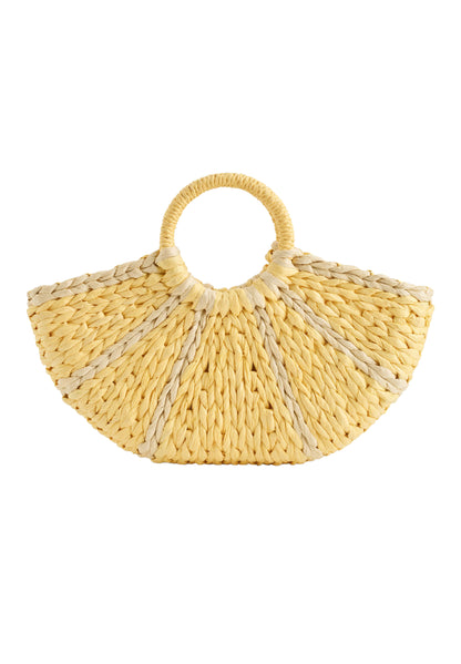 Molo Lemon Straw Bag - Lemon Cake