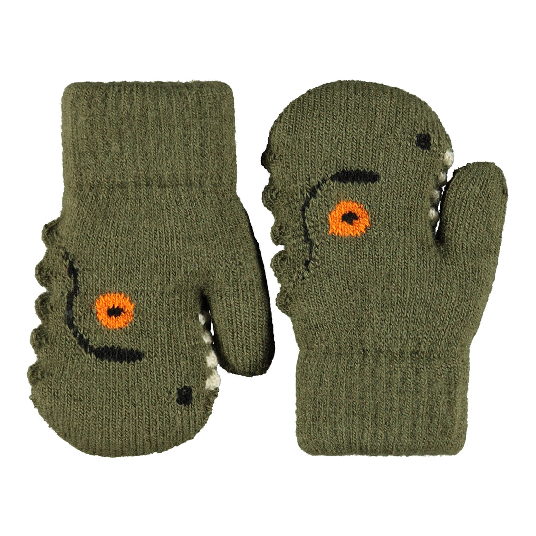 Molo Kenau Mittens - Bark Green