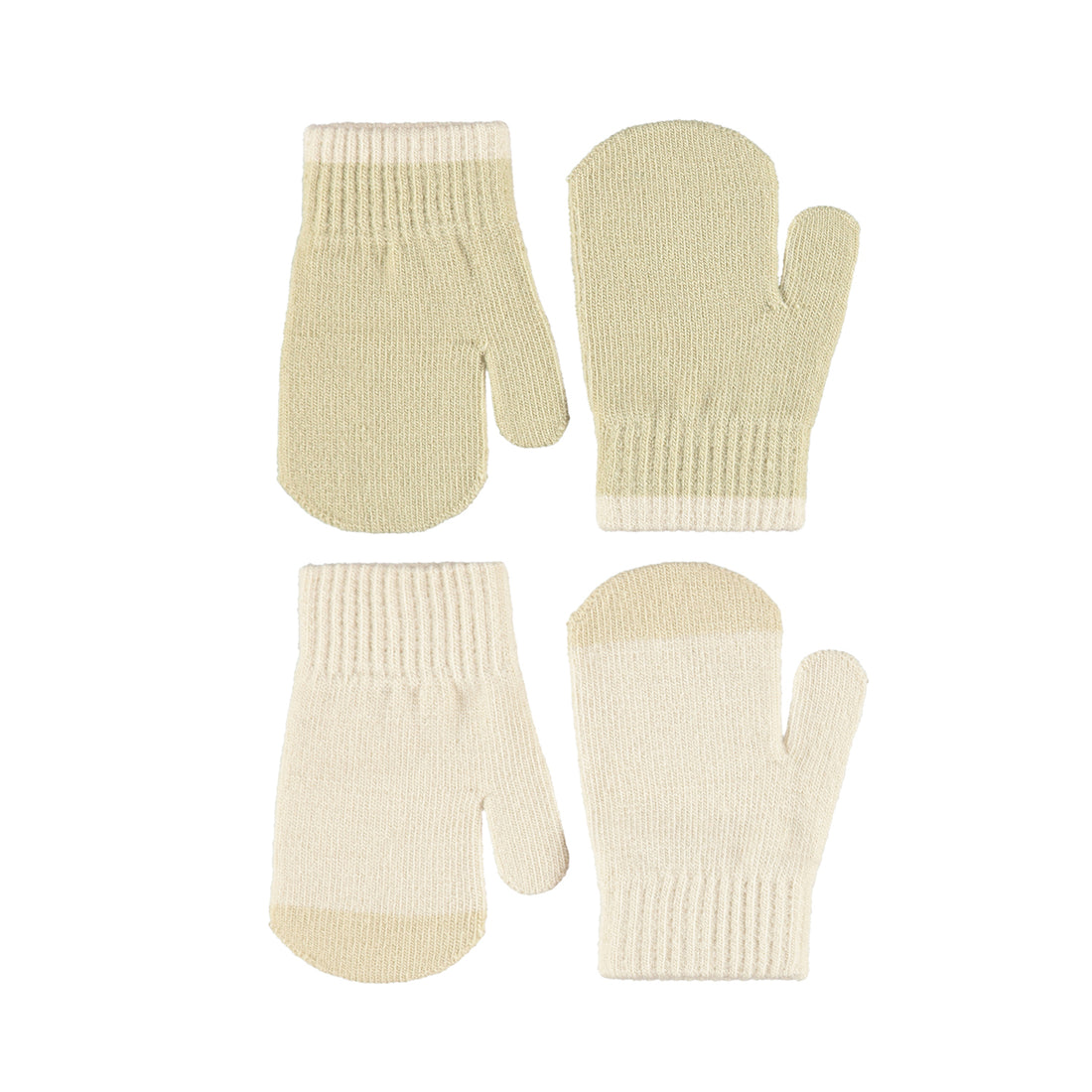 Molo Kenny 2 pack Mittens - White Noise