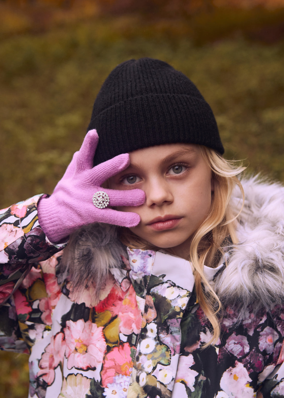 Molo Krystal Gloves - Purple Ray