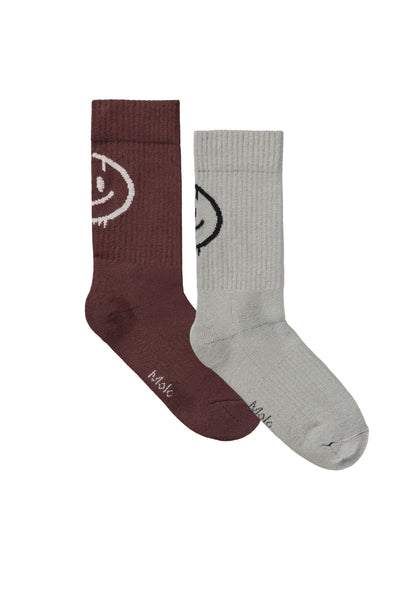 Molo Norman Socks - Berry Grey