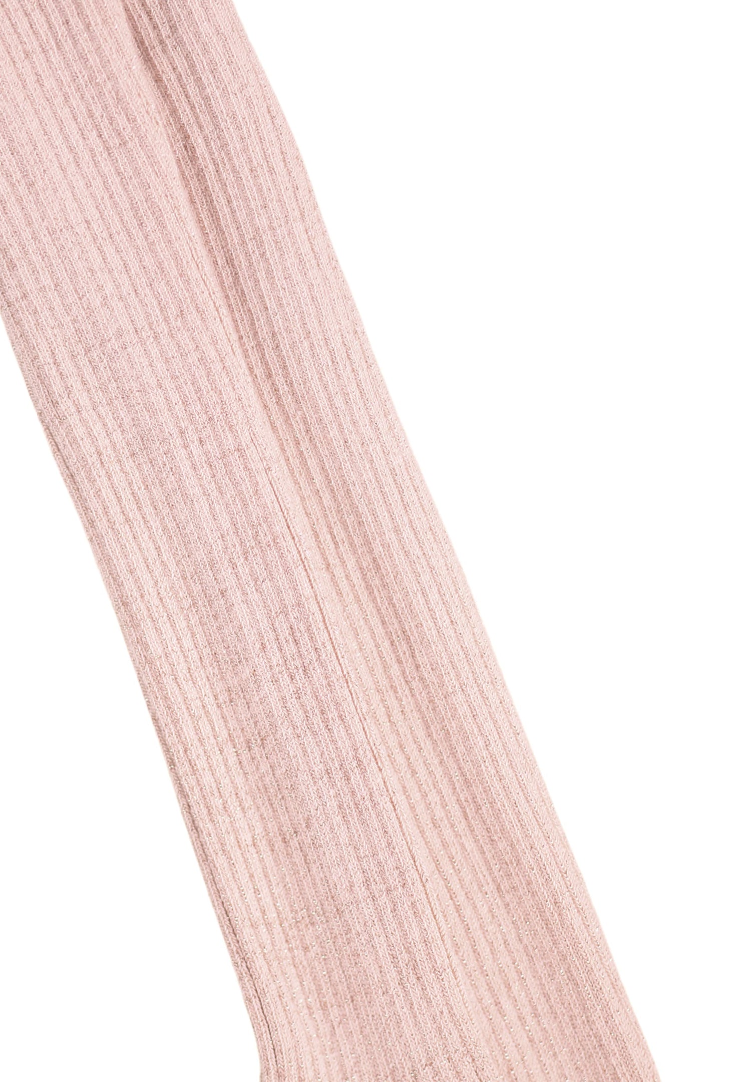 Molo Glitter Rib Tights - Petal Blush