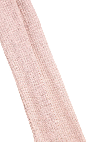 Molo Glitter Rib Tights - Petal Blush