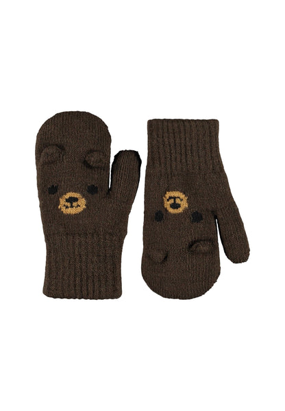 Molo Kenau Mittens - Bark Brown