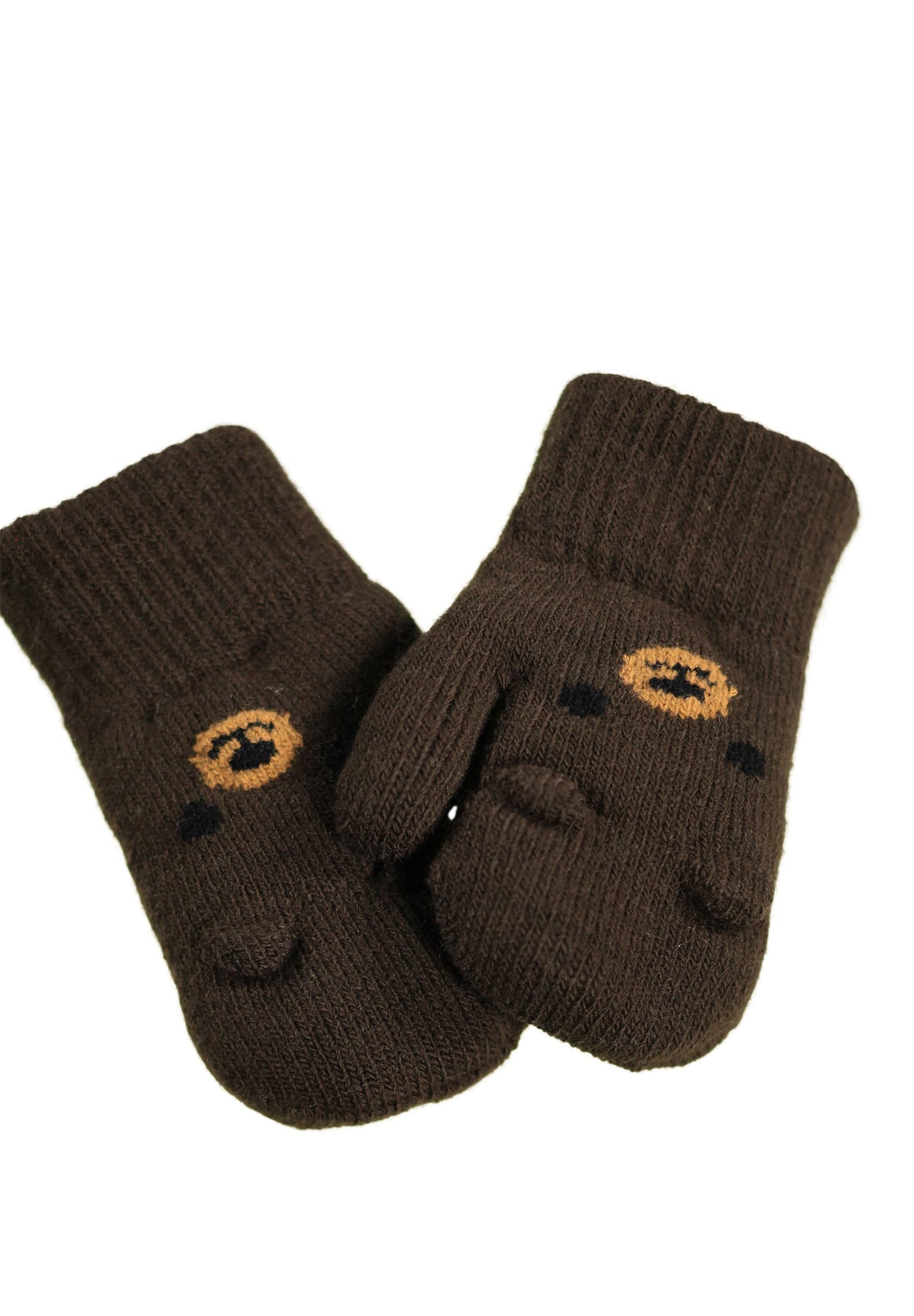 Molo Kenau Mittens - Bark Brown