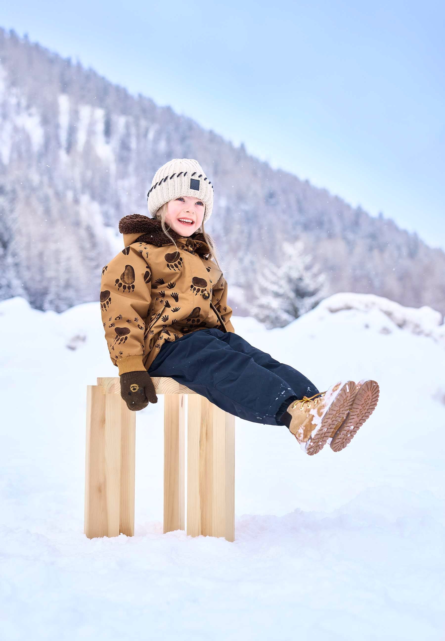 Molo Kenau Mittens - Bark Brown