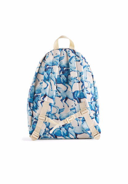 Molo Backpack Mio - Blau Ponies