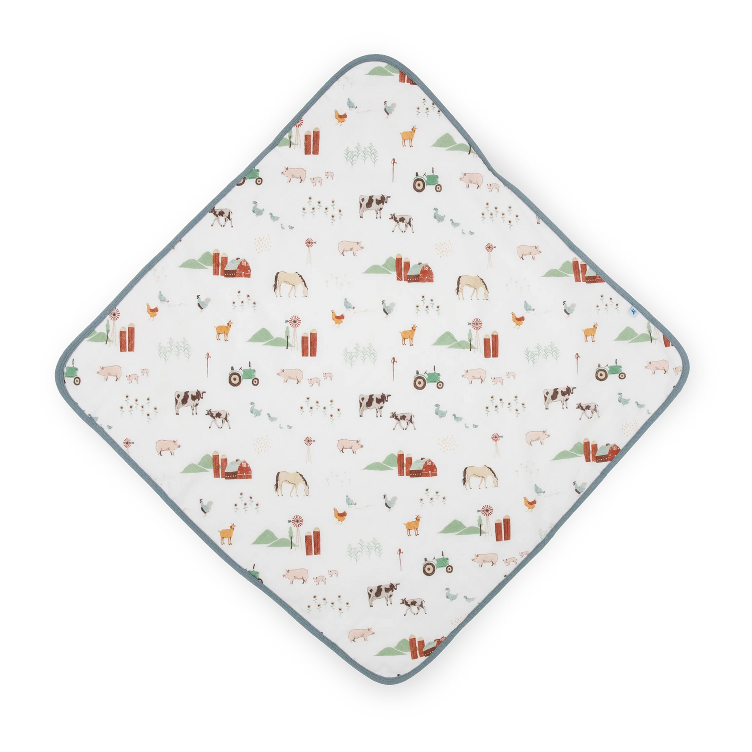 Little Unicorn Infant Hooded Towel - Farmyard