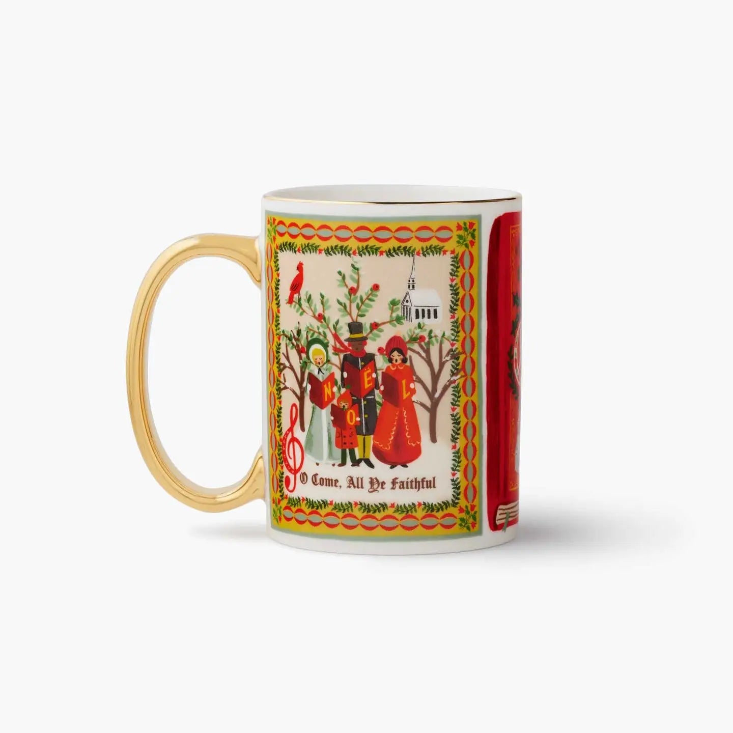 Rifle Paper Co. Holiday Porcelain Mug - Christmas Carols