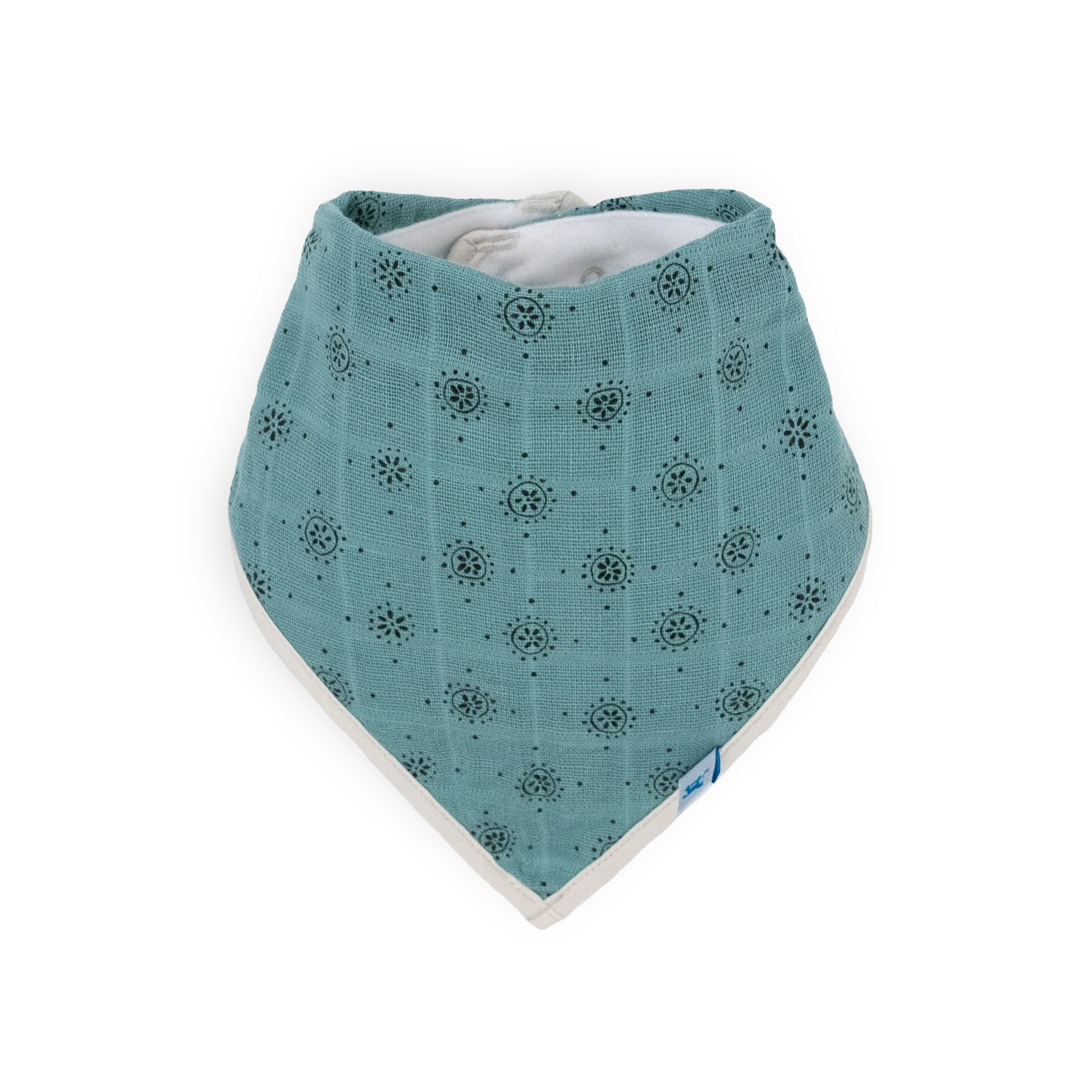 Little Unicorn Cotton Muslin + Fleece Bandana Bib 4 Pack - Wallflower