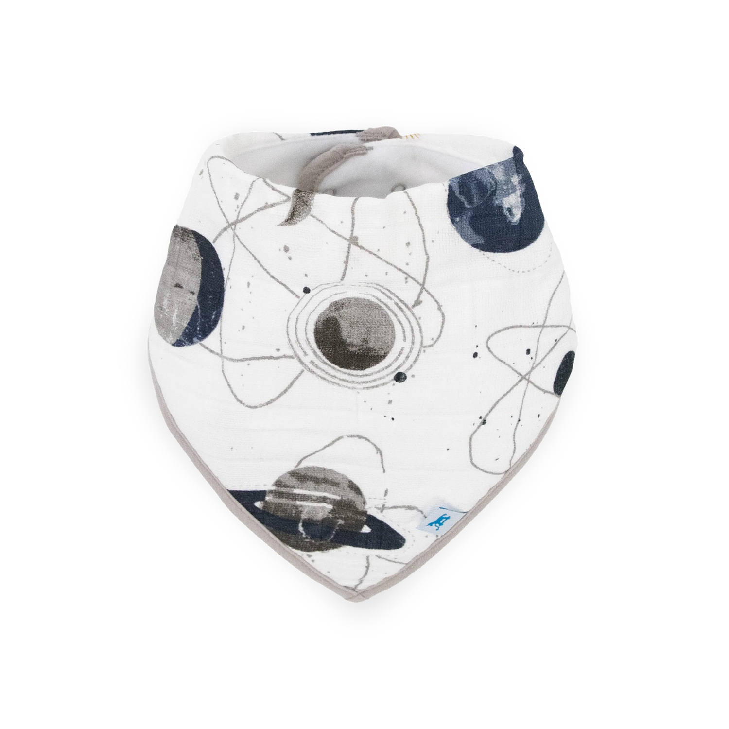 Little Unicorn Cotton Muslin + Fleece Bandana Bib 4 Pack - Planetsry