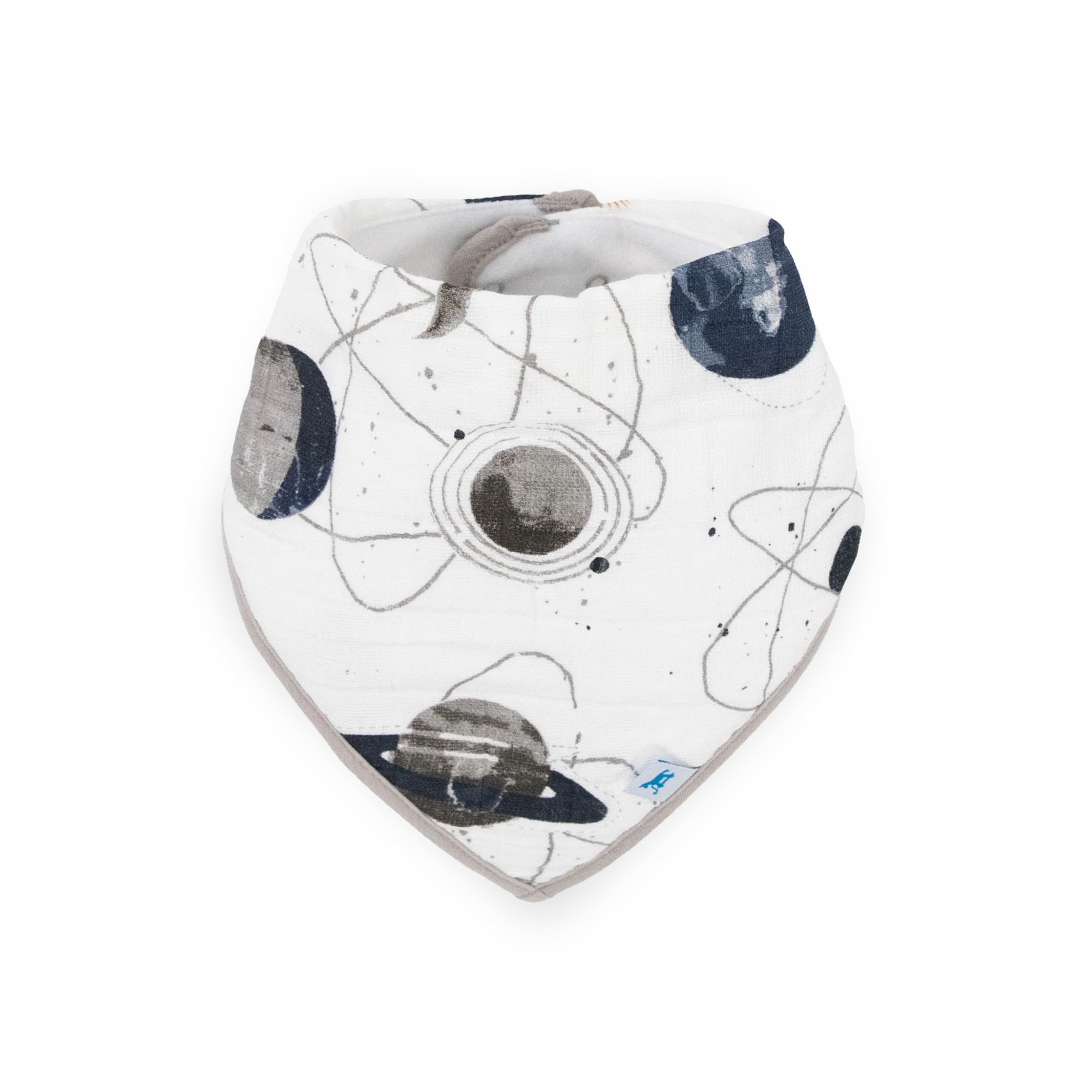 Little Unicorn Cotton Muslin + Fleece Bandana Bib 4 Pack - Planetsry