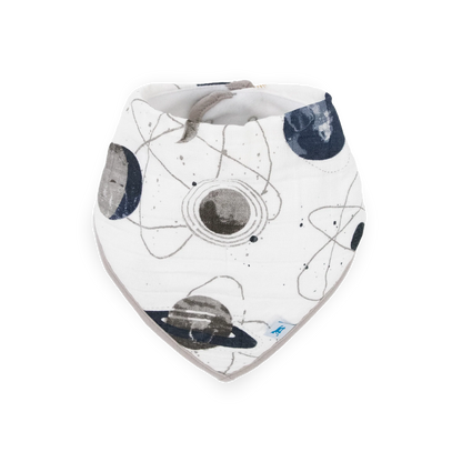 Little Unicorn Cotton Muslin + Fleece Bandana Bib 4 Pack - Planetsry