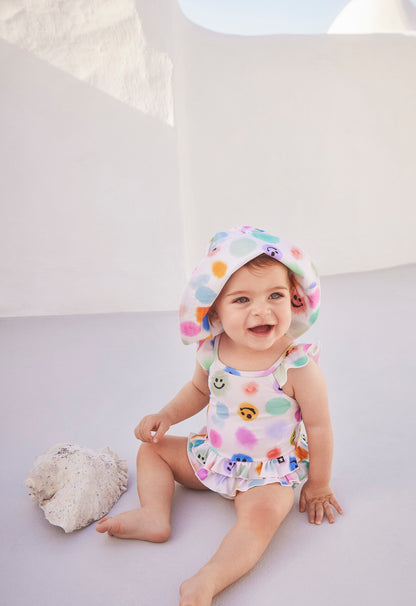 Molo Nalani Baby Swimsuit - Painted Dots