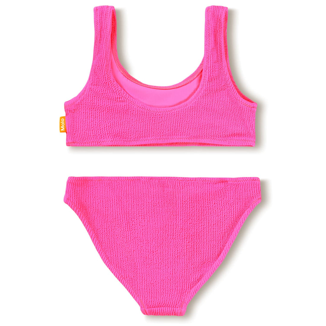 Molo Nola Crepe Bikini - Neon Pink